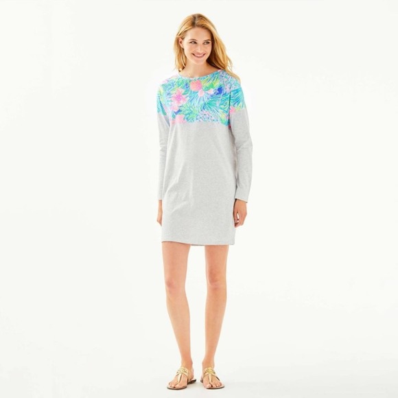 Lilly Pulitzer Swizzle In Finn T-Shirt Shift Dress - Picture 5 of 12